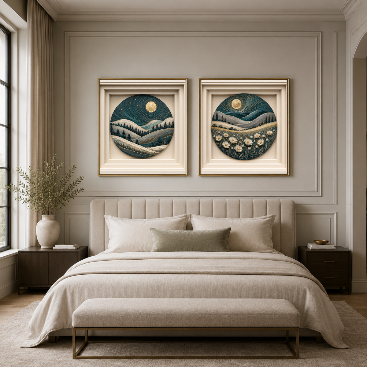 Set of 10 Sculptural Landscape Sunset Wall Art Prints | Nature-Inspired Abstract Gallery Collection | Instant Download Wall Art for Homes, Hotels, Airbnbs, Offices & Restaurants