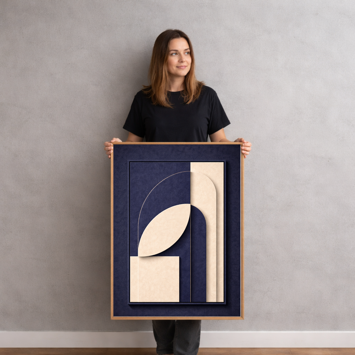 Full House Architectural Wall Art Collection – Deep Blue Edition (40 Coordinated Prints)
