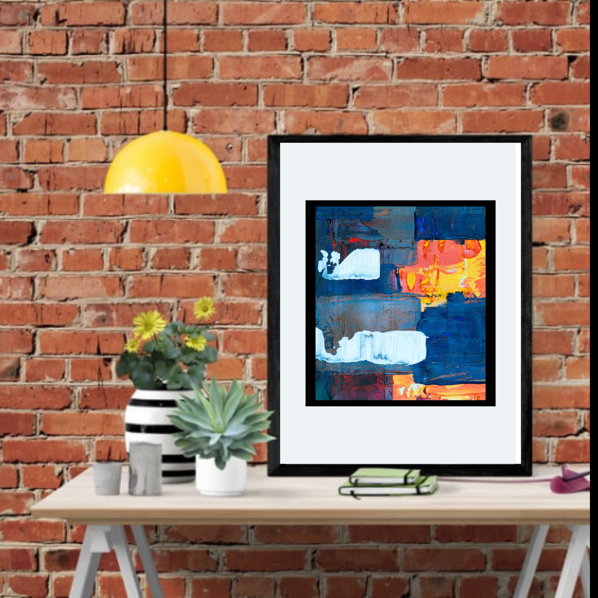 Bold Abstract Wall Art on White – 4 Piece Digital Download Bundle (16x20, 18x24, 24x36 Inches)