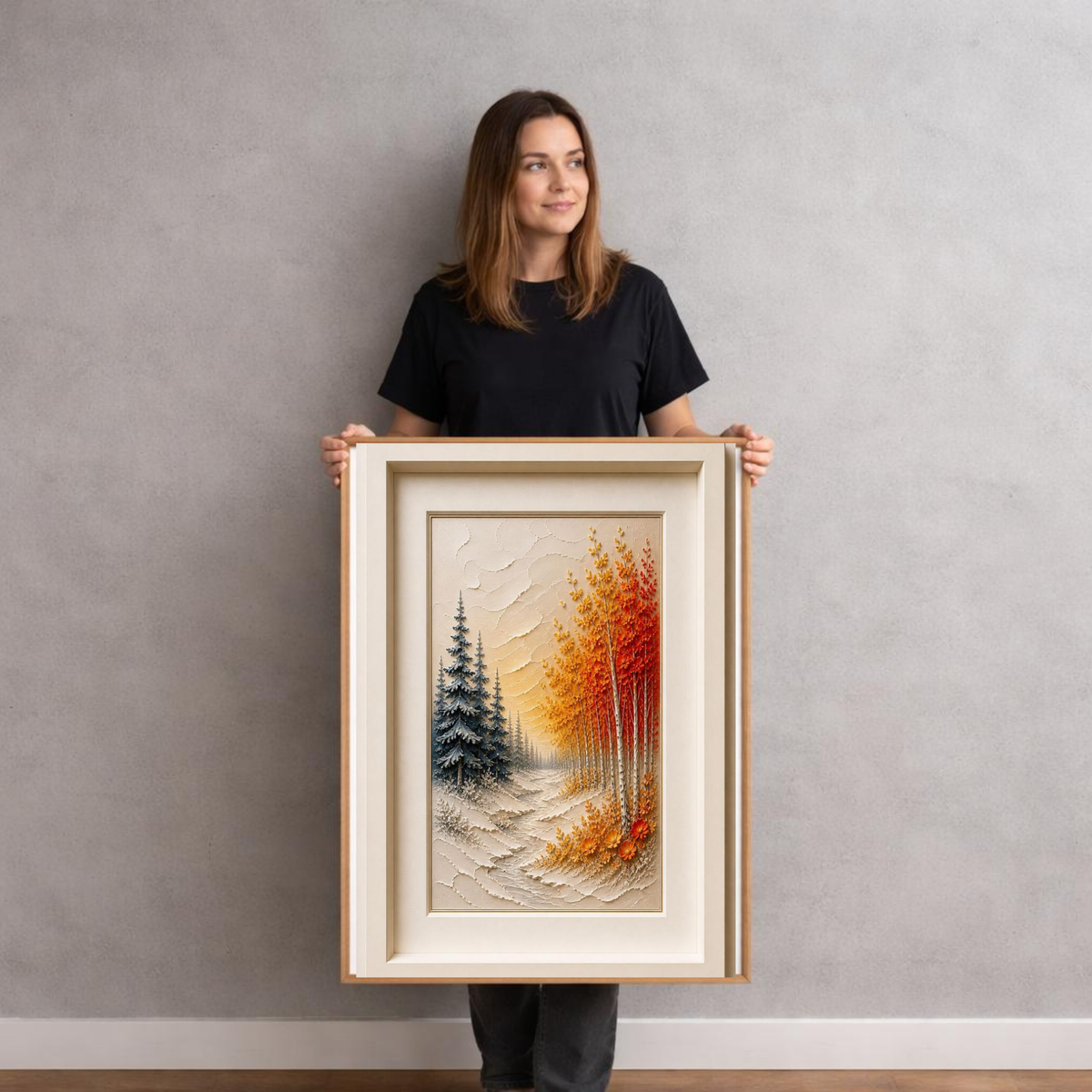 Elegant Nature Wall Art Set – Luxury Contemporary Digital Prints for Homes, Hotels & Restaurants