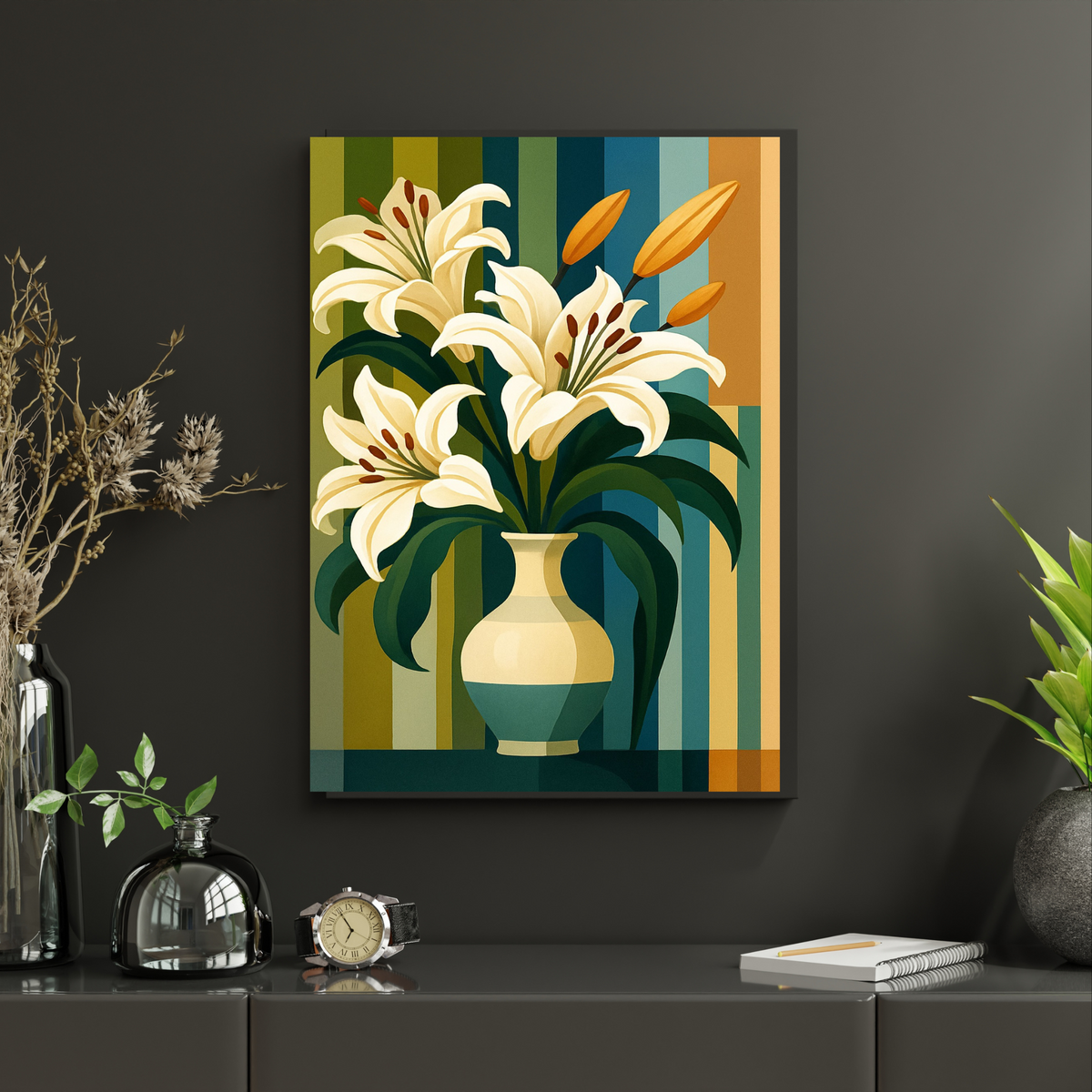 Botanical Floral Wall Art Set of 2 – Colorful & Soft Floral Digital Prints (16x20, 18x24, 24x36)