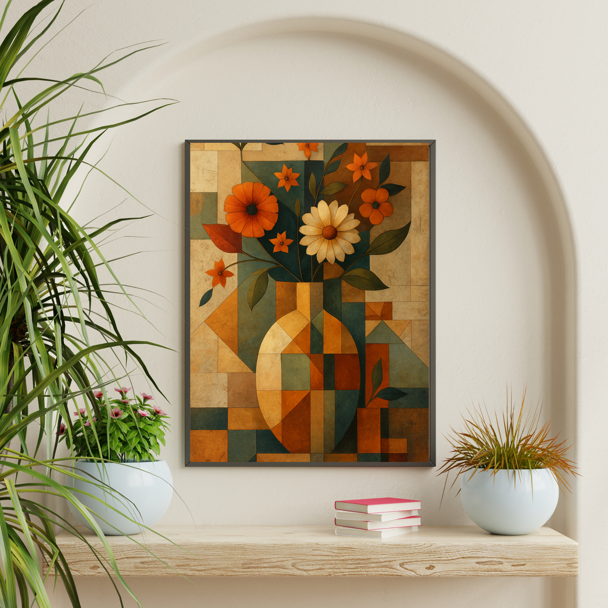 Vibrant Botanical Flower Wall Art Set of 3 – Digital Download Prints in Multiple Sizes (16x20, 18x24, 24x36)