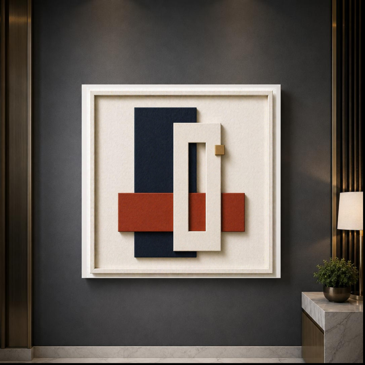 Luxury Abstract Wall Art Collection – Modern Square Digital Prints for Homes, Hotels, Restaurants, Offices & Airbnbs