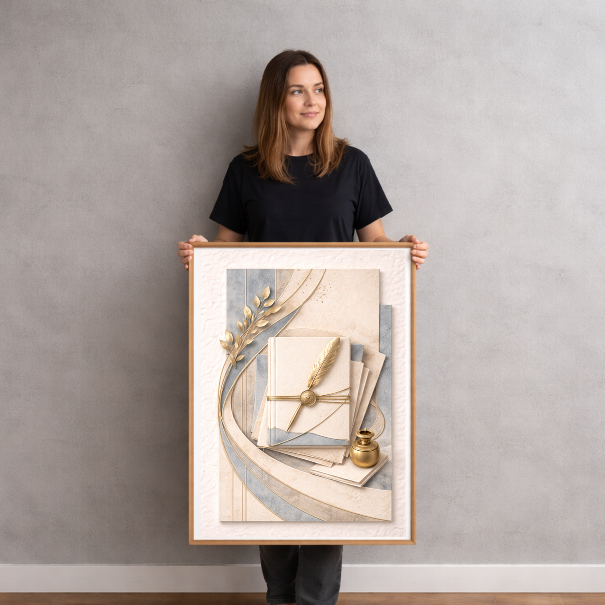Full House Architectural Wall Art Collection – Light Blue Edition (40 Coordinated Prints)