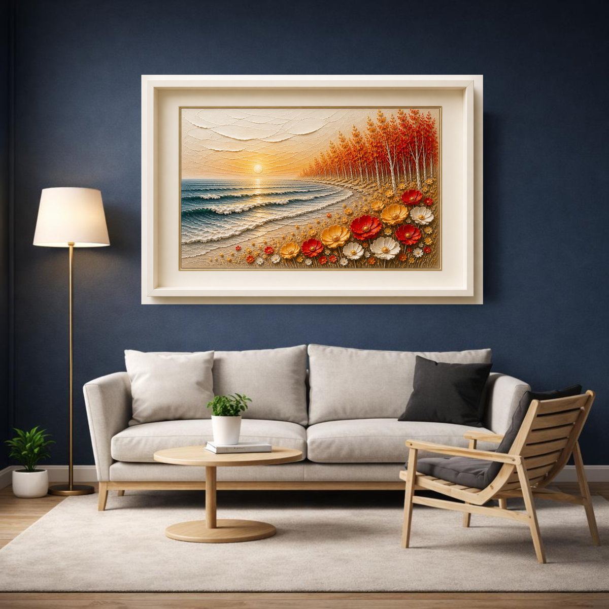 Elegant Nature Wall Art Set – Luxury Contemporary Digital Prints for Homes, Hotels & Restaurants