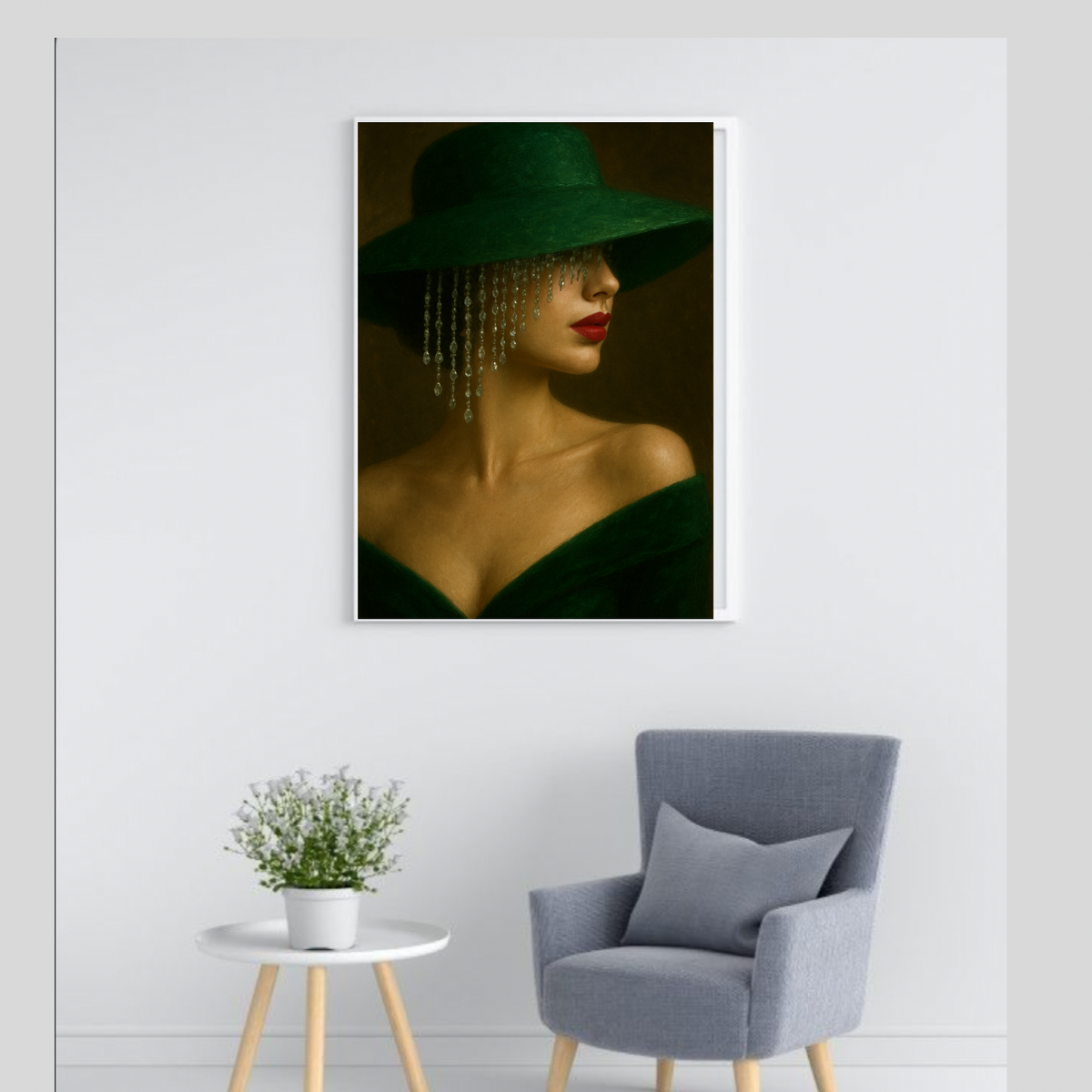 Fashion-Inspired Green Wall Art Set (2 Prints) – Instant Download, Print Today